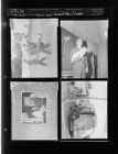 Greenville Rescue Squad; Cadet; People looking at a portrait (4 Negatives) (May 23, 1957) [Sleeve 52, Folder a, Box 12]